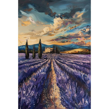 Lavender Landscape canvas
